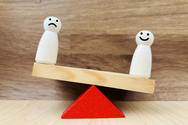 シーソーで差がつく事を見える化